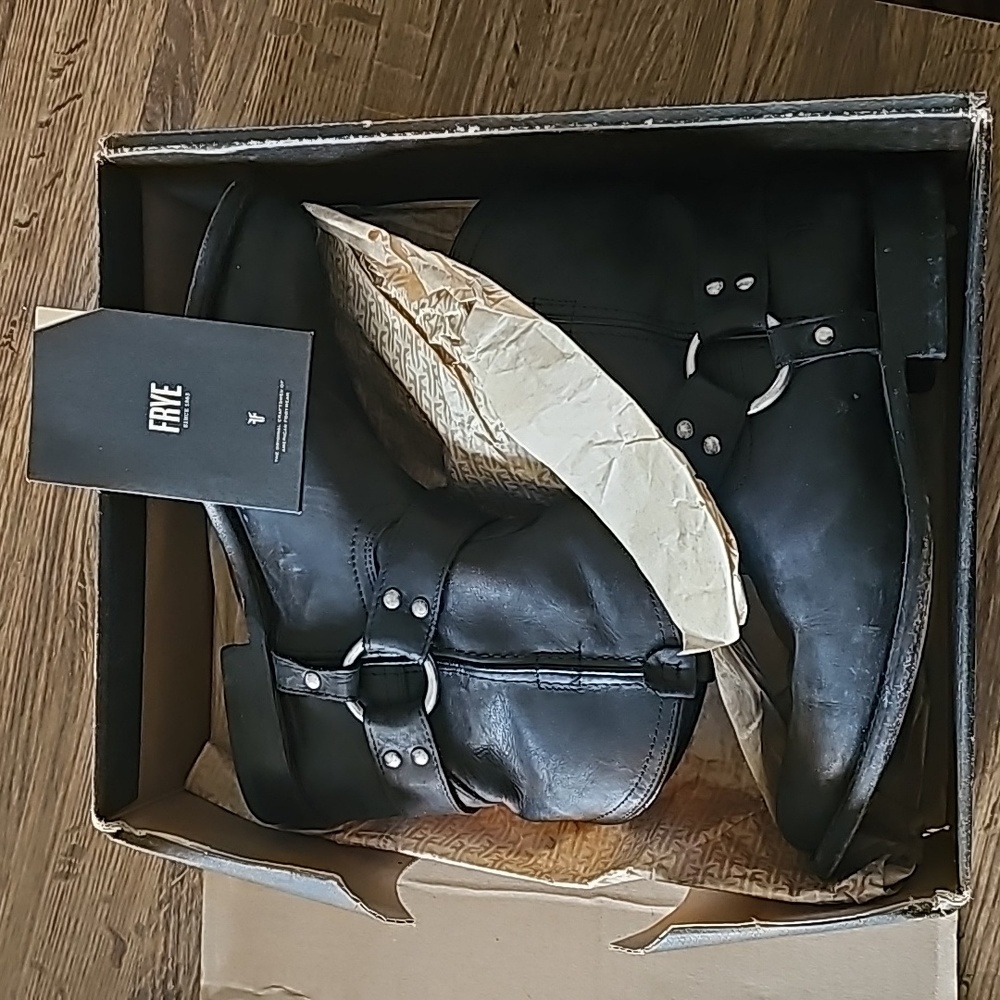 Frye Wyatt Harness Boots